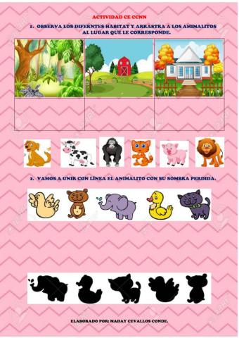 Los animales domesticos , salvajes y de granja