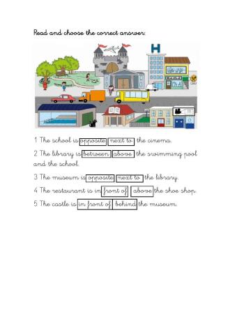 Prepositions + Town