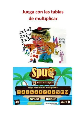 Las tablas de multiplicar