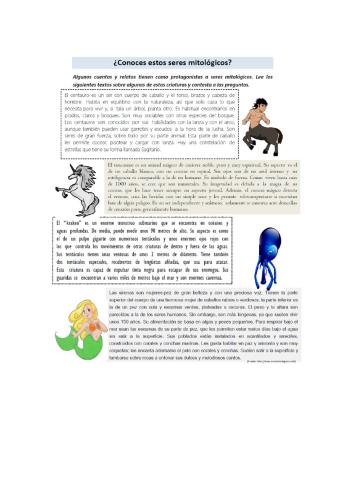 Conoces estos seres mitológicos
