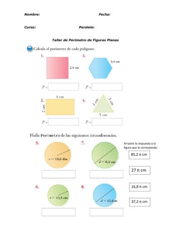 Perimetro de figuras planas