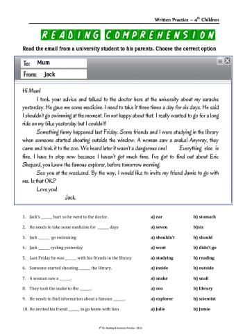 Written Reading & UofE Practice