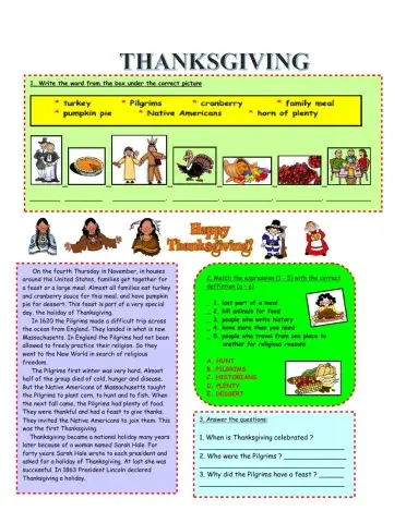 Thanksgiving Reading