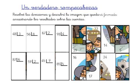 Desafío para seguir dividiendo