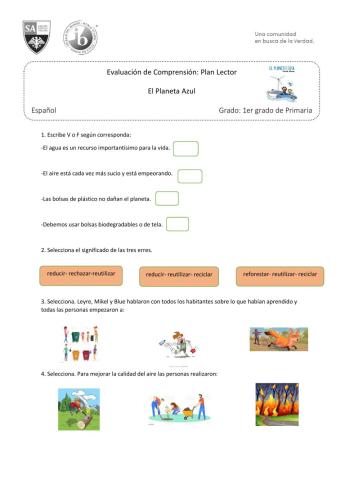 Evaluación de Comprensión