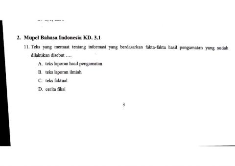 Tema 1 (BAHASA INDONESIA)
