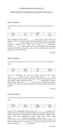 Latihan Soalan 21 Bahagian B