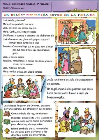 Tema 3.¡Bienvenido! Es Navidad. 2º Primaria Ciep Profesor Tierno Galván Utrera