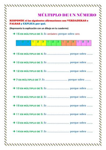 Múltiplo de un número