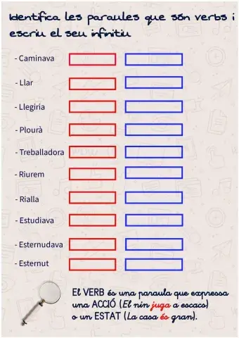 Identifica verb+ininitiu