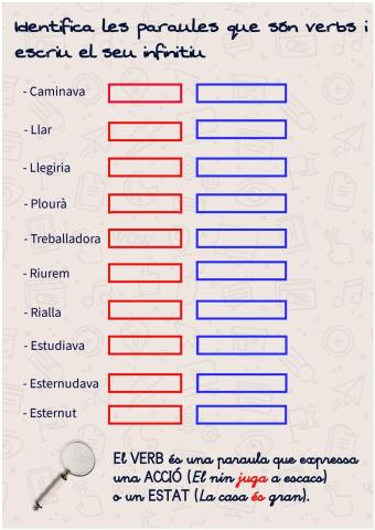 Identifica verb+ininitiu
