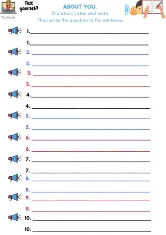 Test yourself ABOUT YOU