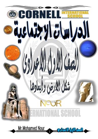 شكل الاراض وابعادها