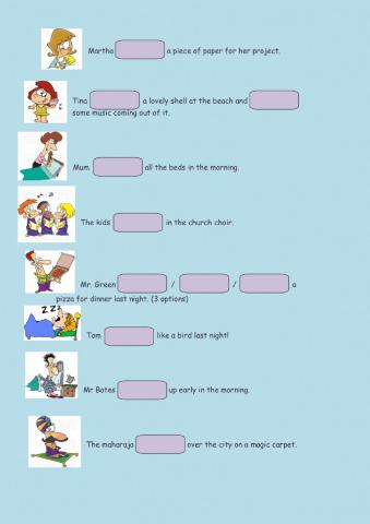 Irregular Verbs Final Test Part 2