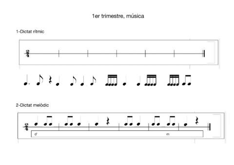 Control 6è música, 1er trimestre