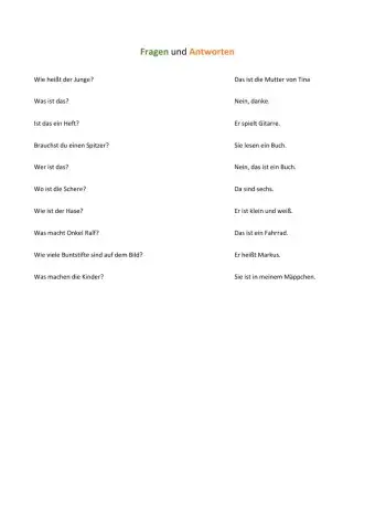 Fragen und Antworten