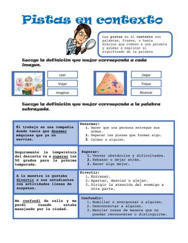 Vocabulario en contexto