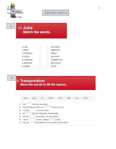 General Review Unit 9