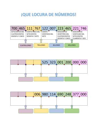 Números maores de 6 cifras