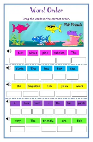 Unscramble the Sentence DJ