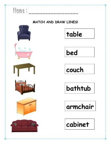 Match and draw lines