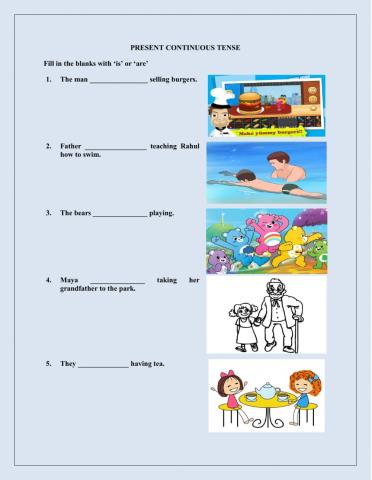 Present Continuous Tense
