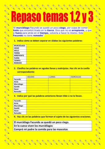 Repaso tema 1,2,3