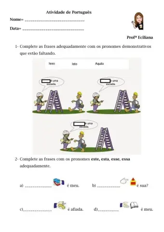Pronomes Demonstrativos