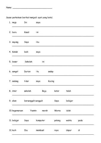 Suku kata bahasa melayu