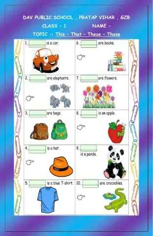 This - That - These - Those