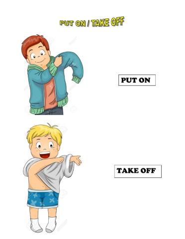 Put on - take off