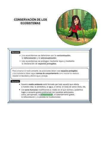 Conservación de los ecosistemas