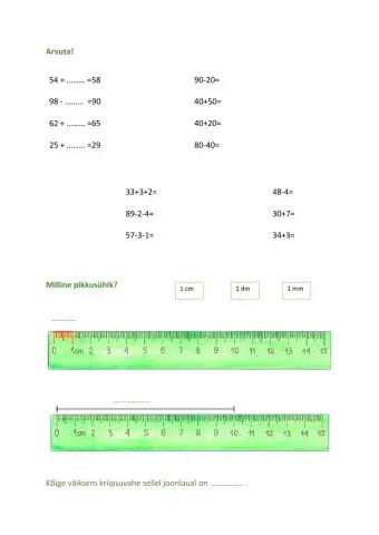 Arvutamine 100 piires üleminekuta
