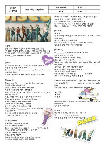 Song- Dynamite(BTS)