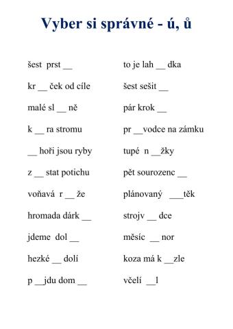 Délka samohlásek