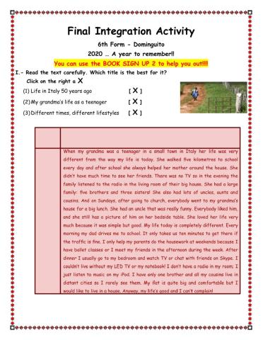 Final Integration Task - Sign Up 2 - Until Unit 6