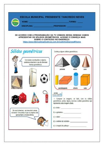 Sólidos geométricos