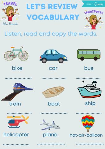 TRANSPORTS listen write