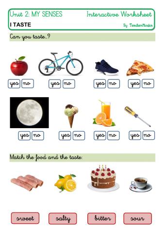 Taste for First Grade