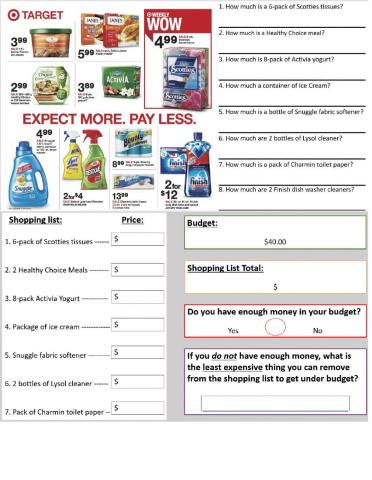 Target Circular Math and Budgeting