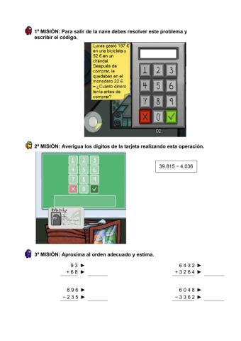Matemáticas 3º Among Us