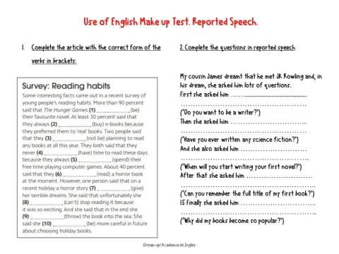 Reported Speech