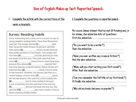 Reported Speech