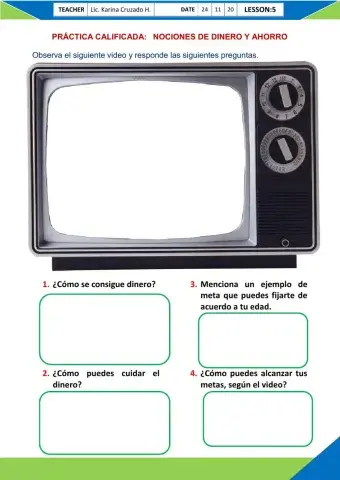 Noción de dinero y ahorro