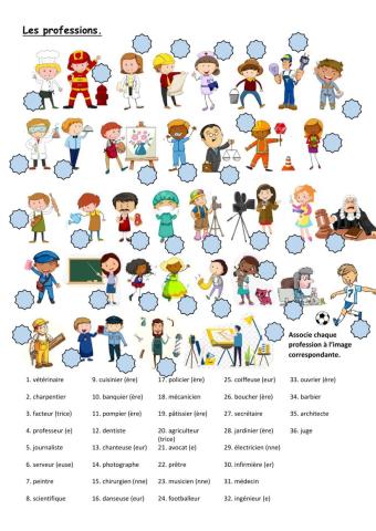 Les professions