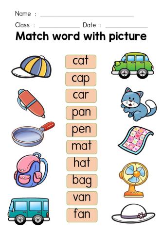 match word with picture