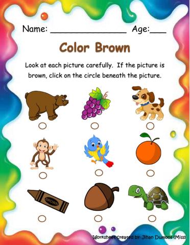Color Brown