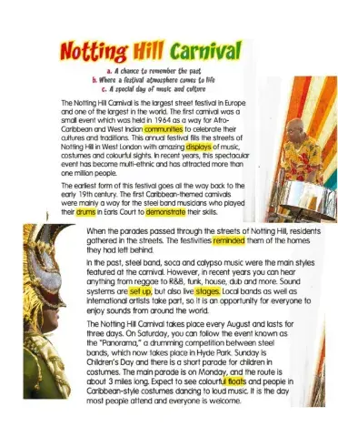 Notting Hill Carnival