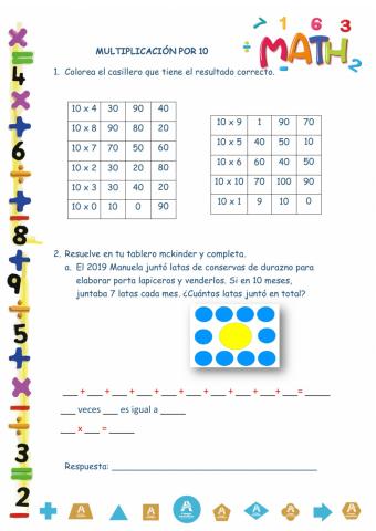 Multiplicación por 10