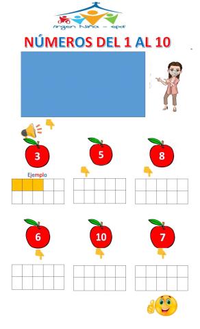 Los números del 1 al 10
